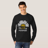 T-shirt Husky Mama Fleur blanche (Devant entier)