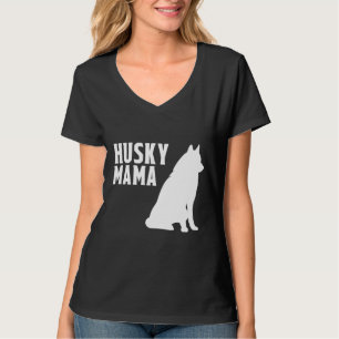 T-shirt Husky Mama Silhouette
