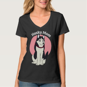 T-shirt Husky Maman