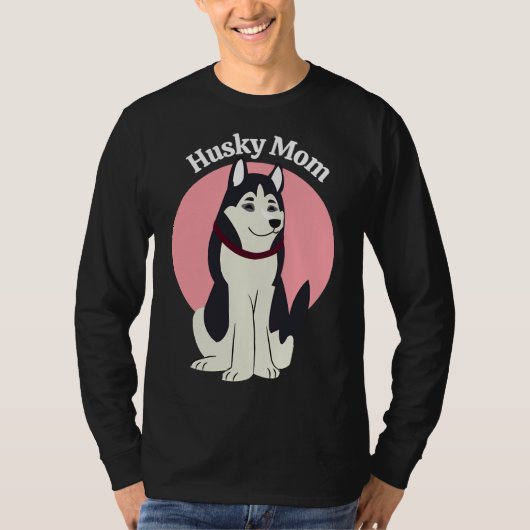 T-shirt Husky Maman (Devant)