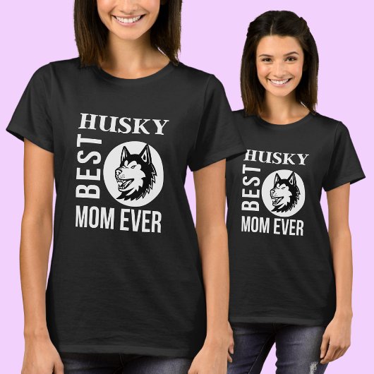 T-shirt Husky Maman, Chien Maman, Husky Gift