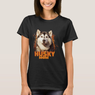 T-shirt Husky Mom Essentiel