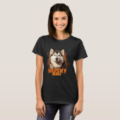 T-shirt Husky Mom Essentiel (Devant entier)