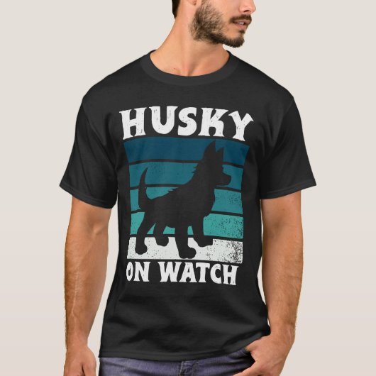 T-shirt Husky On Watch Essentiel (Devant)