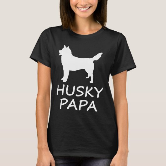 T-shirt Husky Papa (Devant)