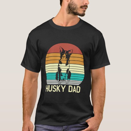 T-shirt Husky Papa (Devant)