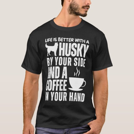 T-shirt Husky, propriétaire sibérien Husky Chien Huskies (Devant)
