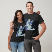 T-shirt Husky Pup (Unisexe)