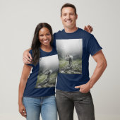 T-shirt Husky Sibérien Blanc (Unisexe)