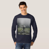 T-shirt Husky Sibérien Blanc (Devant entier)