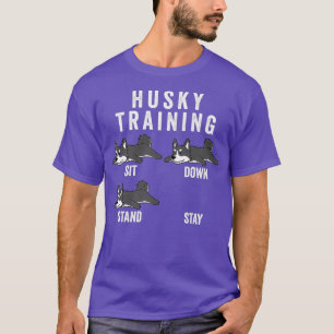 T-shirt Husky Training Chien Premium
