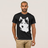 T-shirt Husky Wolf Husky Sled Dog Husky Shirts (Devant entier)