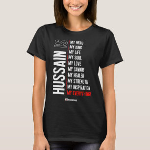 T-shirt Hussain est mon... - Muharram - Imaan Designs Prem