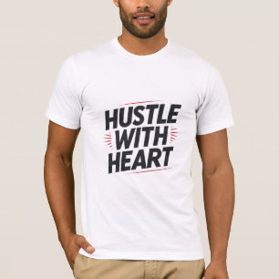 T-shirt Hustle avec coeur
