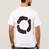 T-shirt Hustle de café Répétition typographie motivationne (Dos)