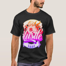 Hustle Dur Tee avec design Hip hop sur le dos