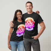 T-shirt Hustle Dur Tee avec design Hip hop sur le dos (Unisexe)