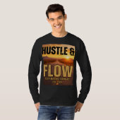T-shirt "Hustle & Flow" - Keep Moving Forward. A premium s (Devant entier)