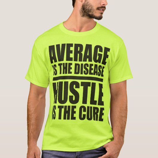 T-shirt Hustle - Motivation de l'entraînement (Devant)