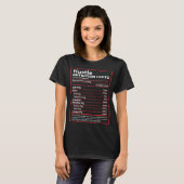 T-shirt Hustle Nutrition Facts - Cadeau Entrepreneur Hustl (Devant entier)