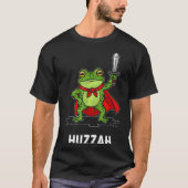 T-shirt Huzzah Frog  (Devant)