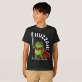 T-shirt Huzzah Frog Knight Funny Sword Meme Frog Quote Men (Devant entier)