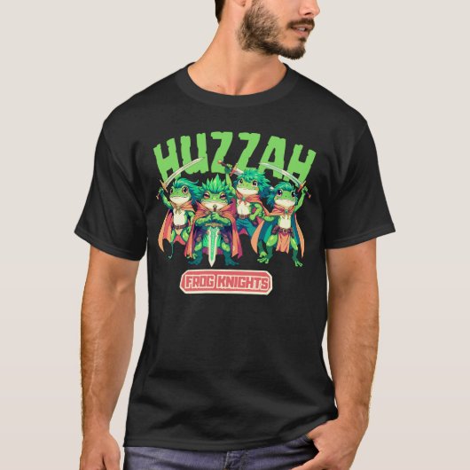 T-shirt Huzzah Frog Knights (Devant)