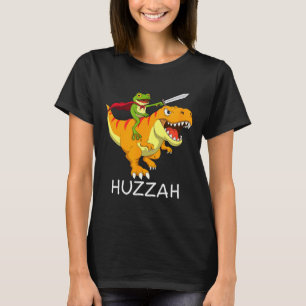 T-shirt Huzzah Grenouille Chevalier Mème Et Drôle De Dinos
