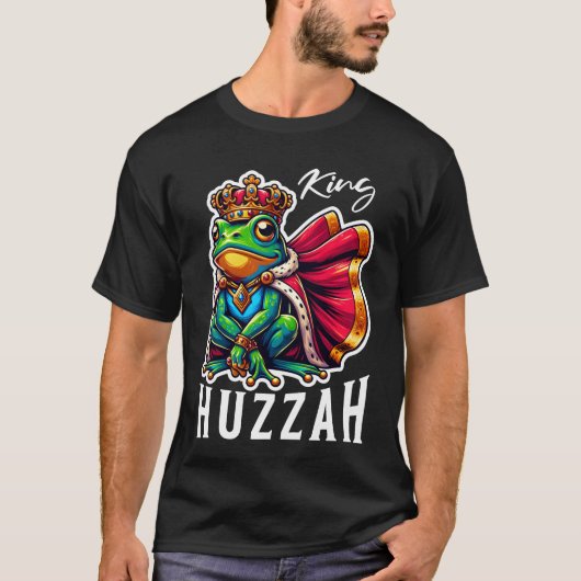 T-shirt Huzzah King Frog (Devant)