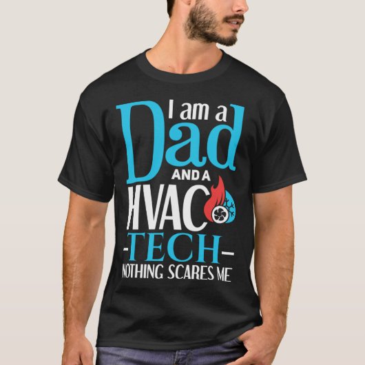 T-shirt HVAC Dad Father HVAC Worker HVAC Tech (Devant)