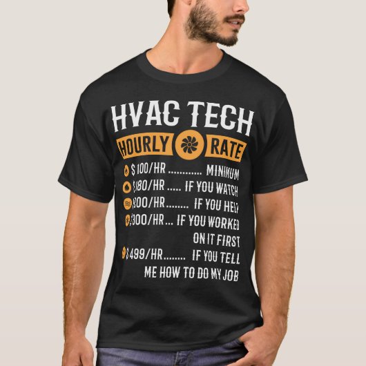 T-shirt Hvac Tech Thnh (Devant)