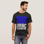 T-shirt HVAC Technician Dad  HVAC Tech (Devant entier)