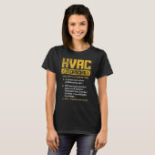 T-shirt HVAC Technician Graphic Distressed (Devant entier)