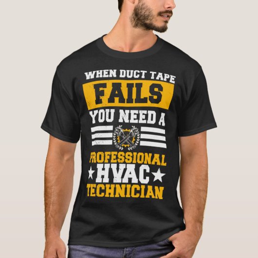 T-shirt HVAC Technician Service HVACR Tech Installer Work (Devant)