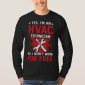 T-shirt HVAC Technician Work HVAC Tech (Devant)