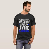 T-shirt HVAC Technician Workout Funny HVAC Tech (Devant entier)