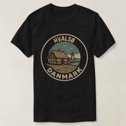 T-shirt Hvalsø, Danemark Danmark (Design devant)