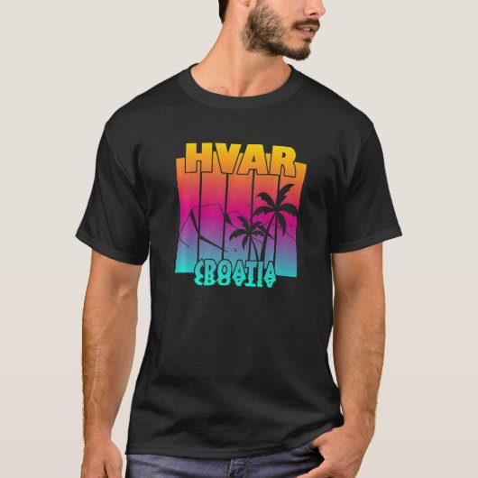 T-shirt Hvar Croatie (Devant)