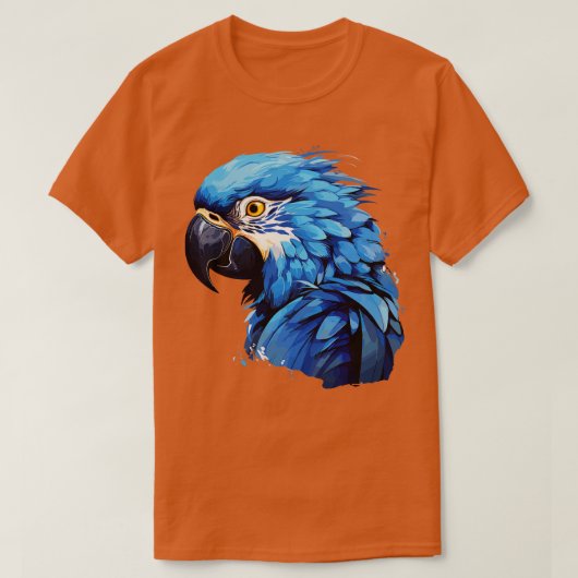 T-shirt Hyacinth Macaw 8 (Design devant)
