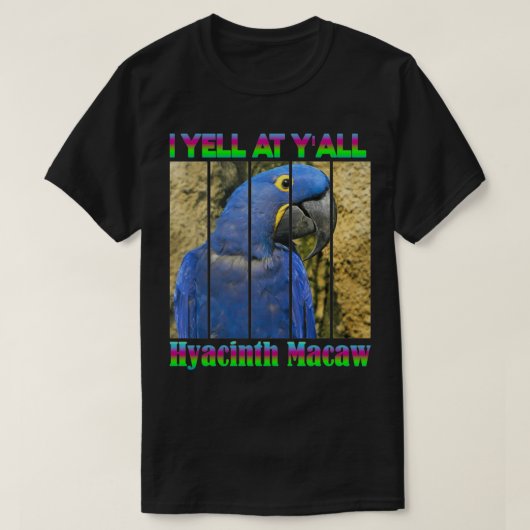 T-shirt hyacinth macaw 9 (Design devant)