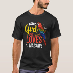 T-shirt Hyacinth Macaw Scarlet Greenwing Bird Parrot