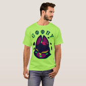 T-shirt hybride renard-chat stylisé (Devant entier)