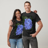 T-shirt Hydrangea macrophylla violette rustique (Unisexe)