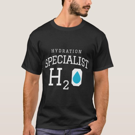T-shirt Hydrate H20 Hydrate (Devant)