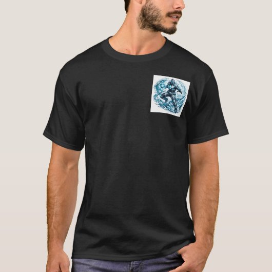 T-shirt Hydro-Frost Superhero T-Shirt: Ice & Water Edition (Devant)