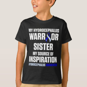 T-shirt Hydrocéphalie Survivor Sister Awareness Guerrier 3
