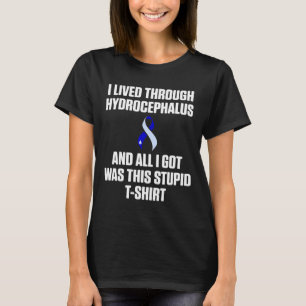 T-shirt Hydrocéphalie Survivor Vécu Guerrier de sensibilis