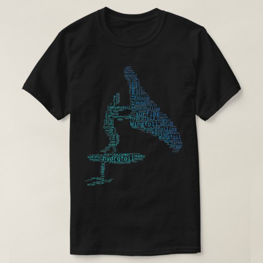 T-shirt Hydrofoil Wingfoil Kitesurf Wingsurf Hommes Femmes (Design devant)