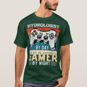 T-shirt Hydrologue par joueur de jour par ventilateur de j
