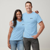 T-shirt Hydroplane 01 Logo arrière bleu clair (Unisexe)
